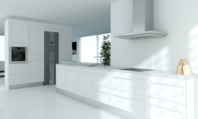 diseños de cocinas integrales modernas grandes