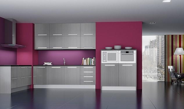 diseños de cocinas integrales lineales